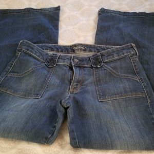 Wide leg trouser jeans